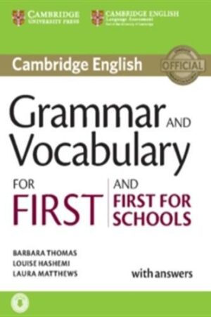 Grammar and Vocabulary for First and First for Schools - Book with Answers and Audio